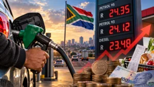 South Africa fuel price increases